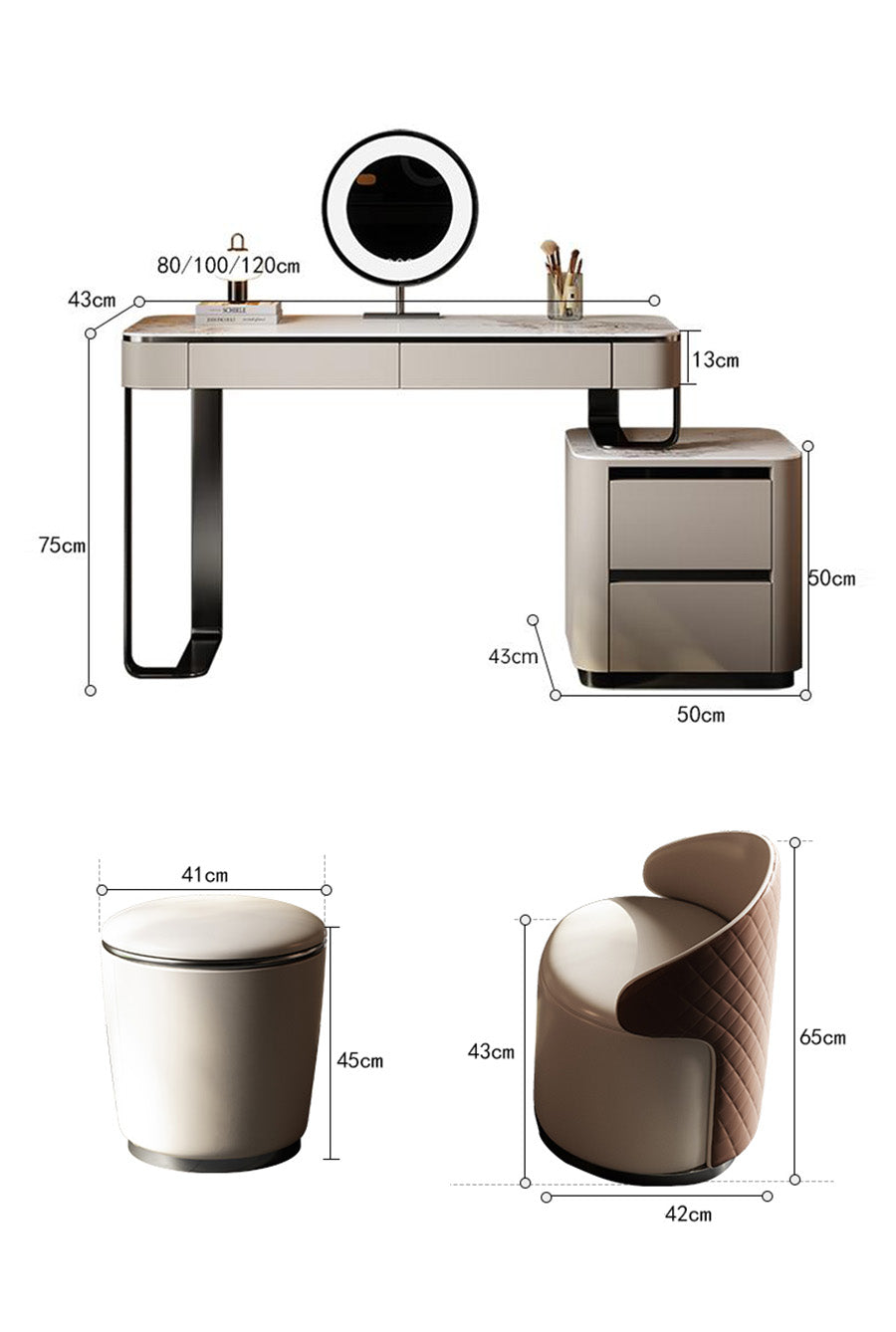 Kelvin Dressing Table with LED Mirror