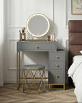 Nelia Dressing Table With LED Mirror