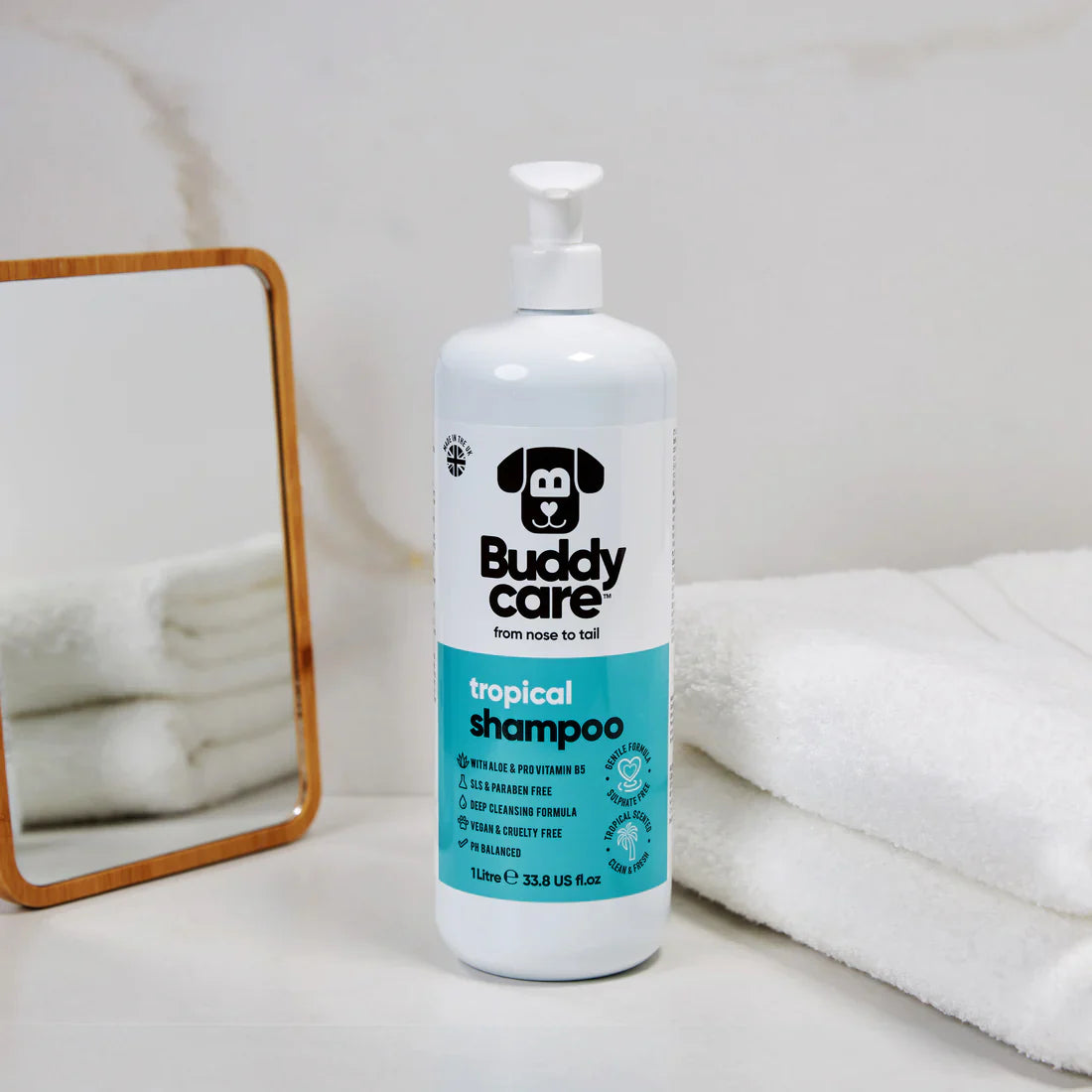 Buddy Care Tropical Dog Shampoo – Fruity Freshness & Gentle Clean 🌴🐶🍍