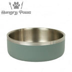 Ancol Hungry Paws Sage Stainless Steel Bowl – 1100ml