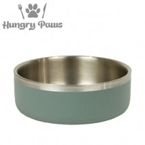 Ancol Hungry Paws Sage Stainless Steel Bowl – 1100ml