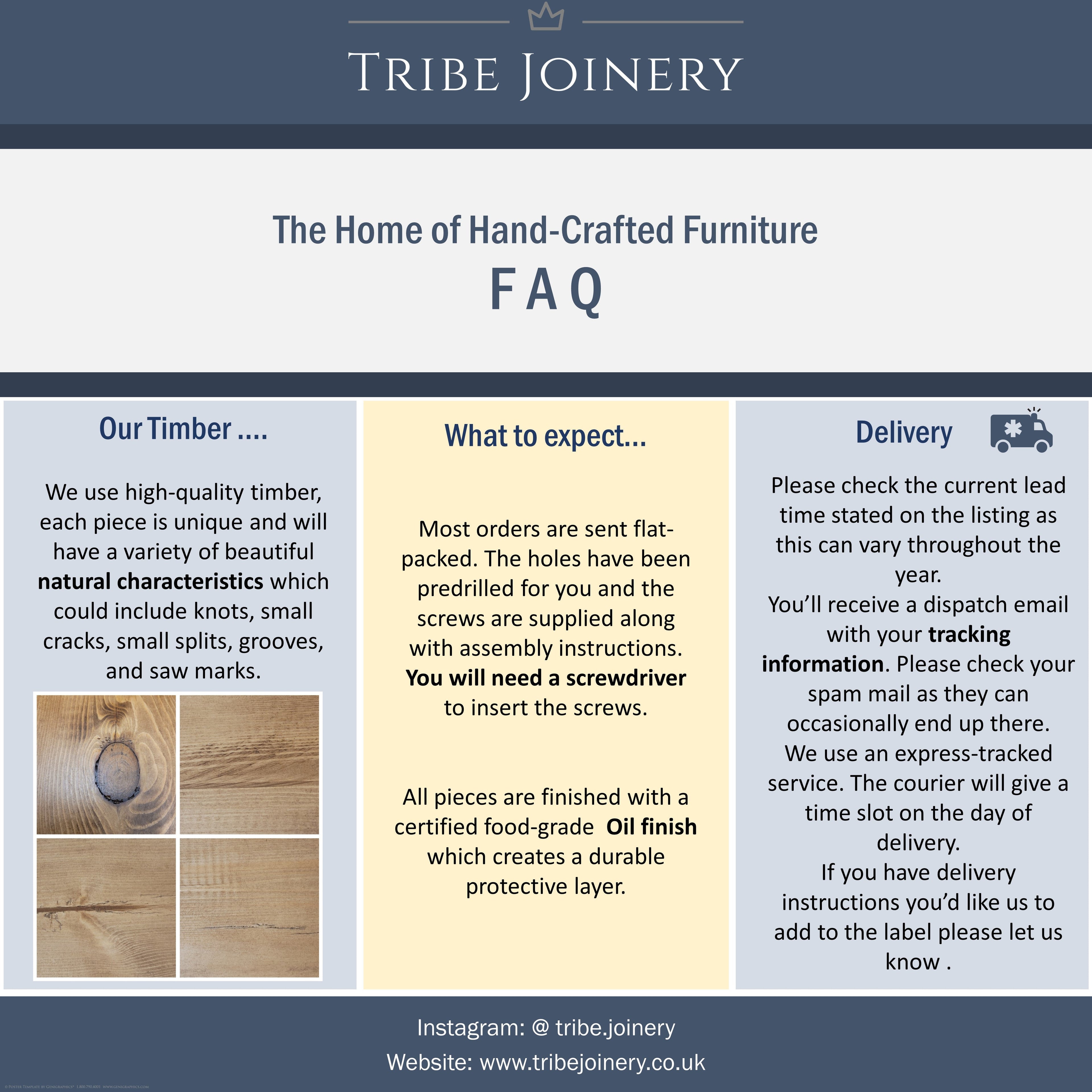 SIERA Bedside Table / Side Table / Bedroom Furniture