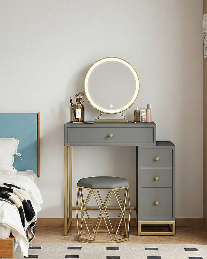 Nelia Dressing Table With LED Mirror