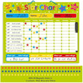 Multi-Purpose Magnetic Reward Star Chart - Durable 40x30cm Board for Behaviour & Task Tracking