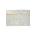 Palu White Sea Shell Tissue Box