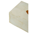 Palu White Sea Shell Tissue Box