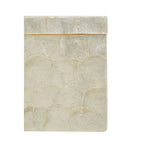 Palu White Shell Square Tissue Box