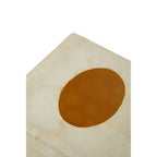 Palu White Shell Square Tissue Box