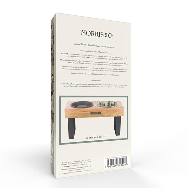 Morris & Co. Wooden Double Diner – Acanthus Print