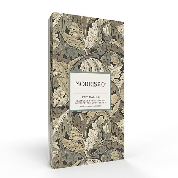 Morris & Co. Wooden Double Diner – Acanthus Print