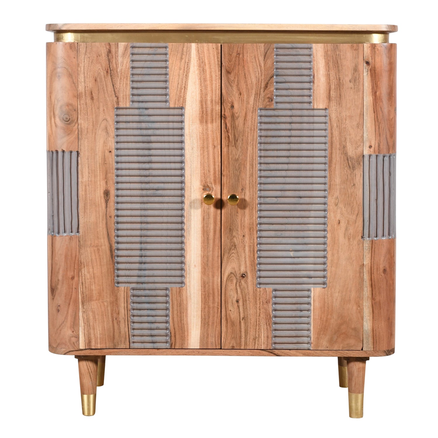 Berkley Acacia Wood 2 Doors Sideboard