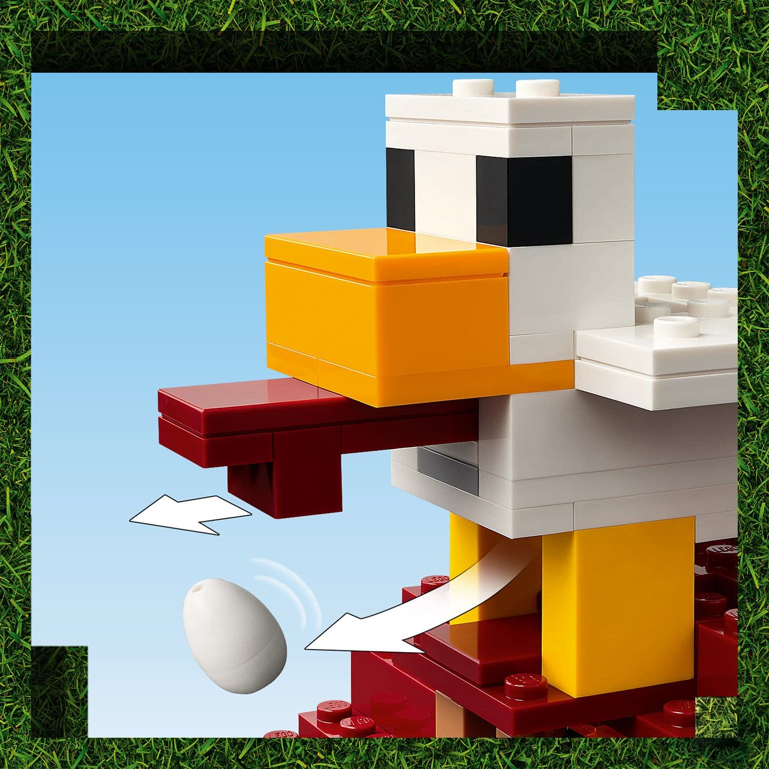 Lego Minecraft Movie 21273 The Ghast Balloon Village Attack Ages 10+
