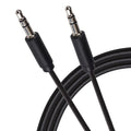 Maplin 3.5mm Aux Stereo 3-Pole Jack Plug to 3.5mm 3-Pole Jack Plug Cable - Black, 3m