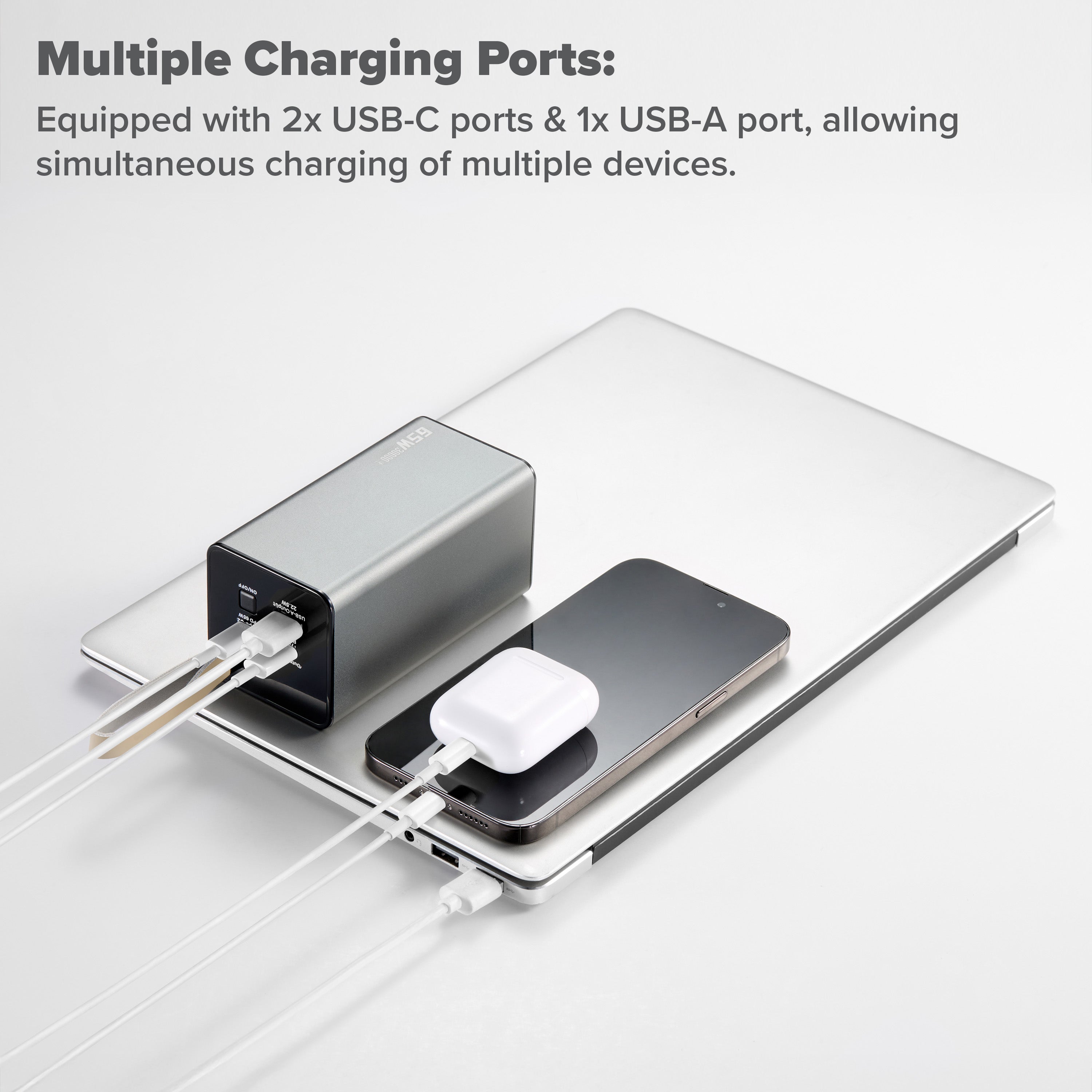 Maplin 30,000mAh USB-A / USB-C PD 65W Power Bank