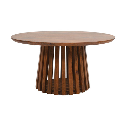 Compton Mango Wood Round Coffee Table