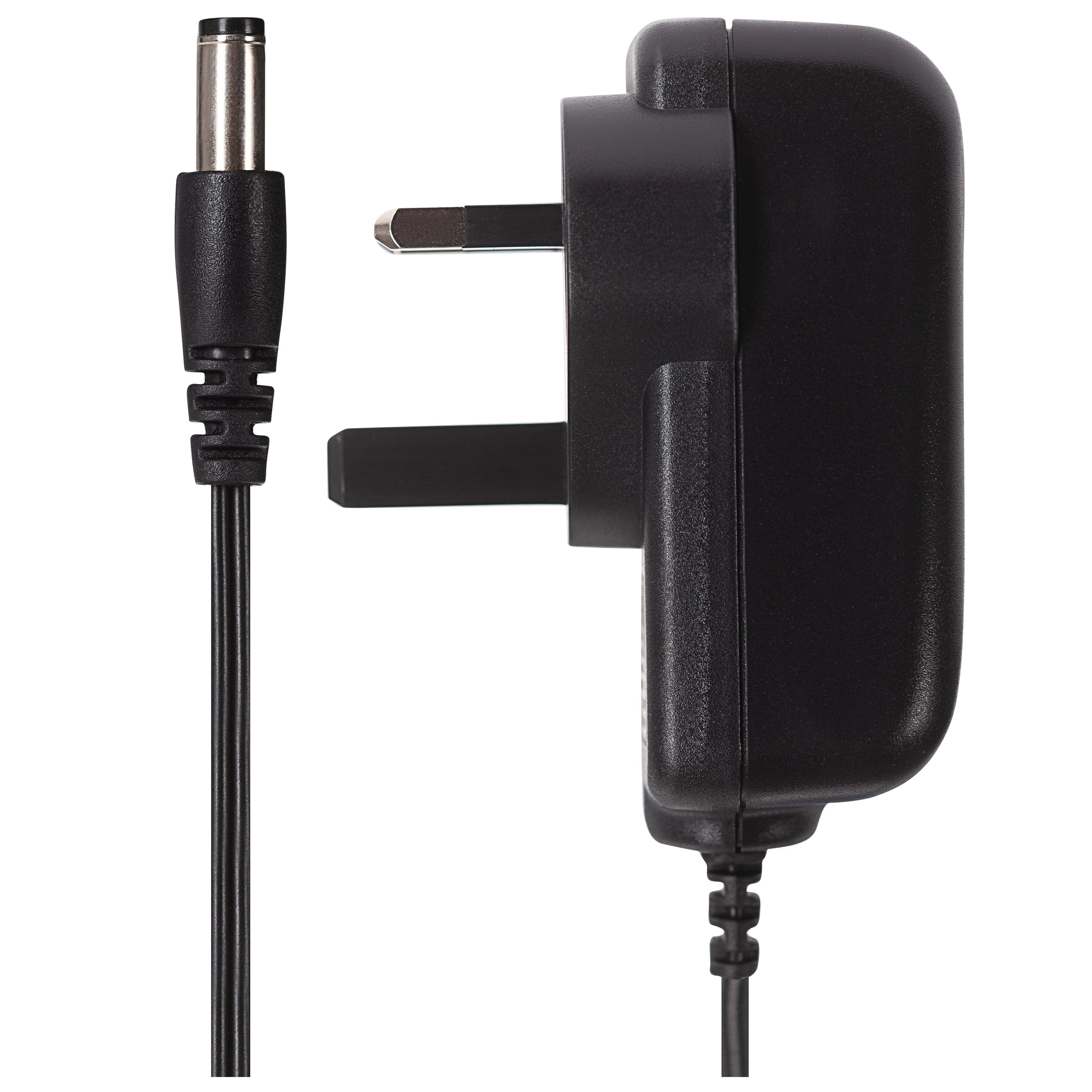 Maplin UK Switching Power Supply 12V DC 1 Amp 12W 2.1 x 5.5 x 12mm Plug - 1.5m Cable