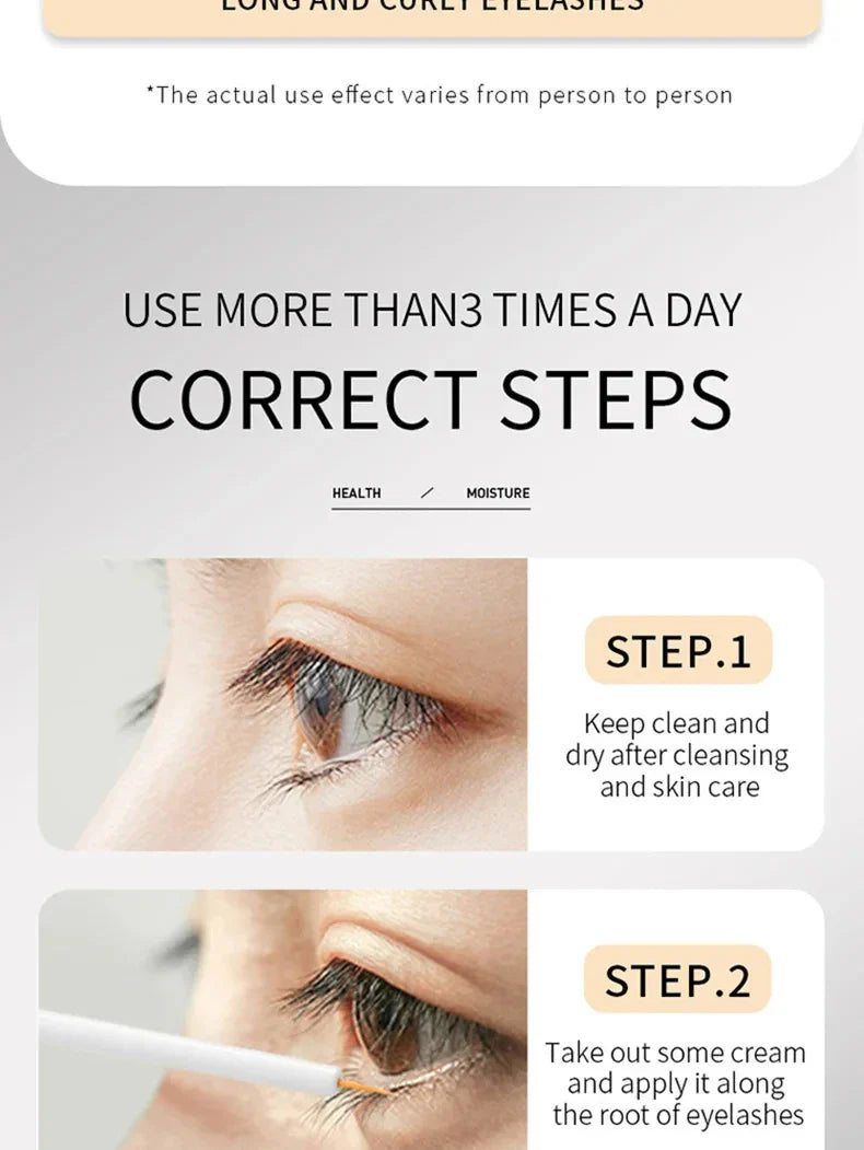 7-day eyelash growth essence natural curl long beauty and health roll