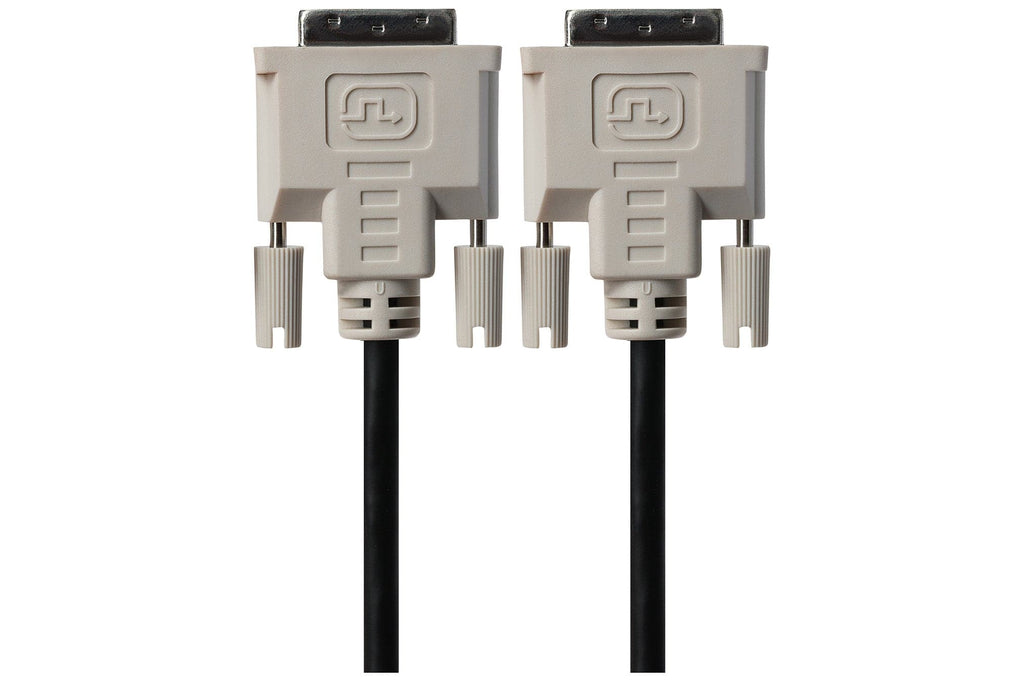 Maplin DVI-D to DVI-D 18+1 Pin Single Link Cable - White, 2m