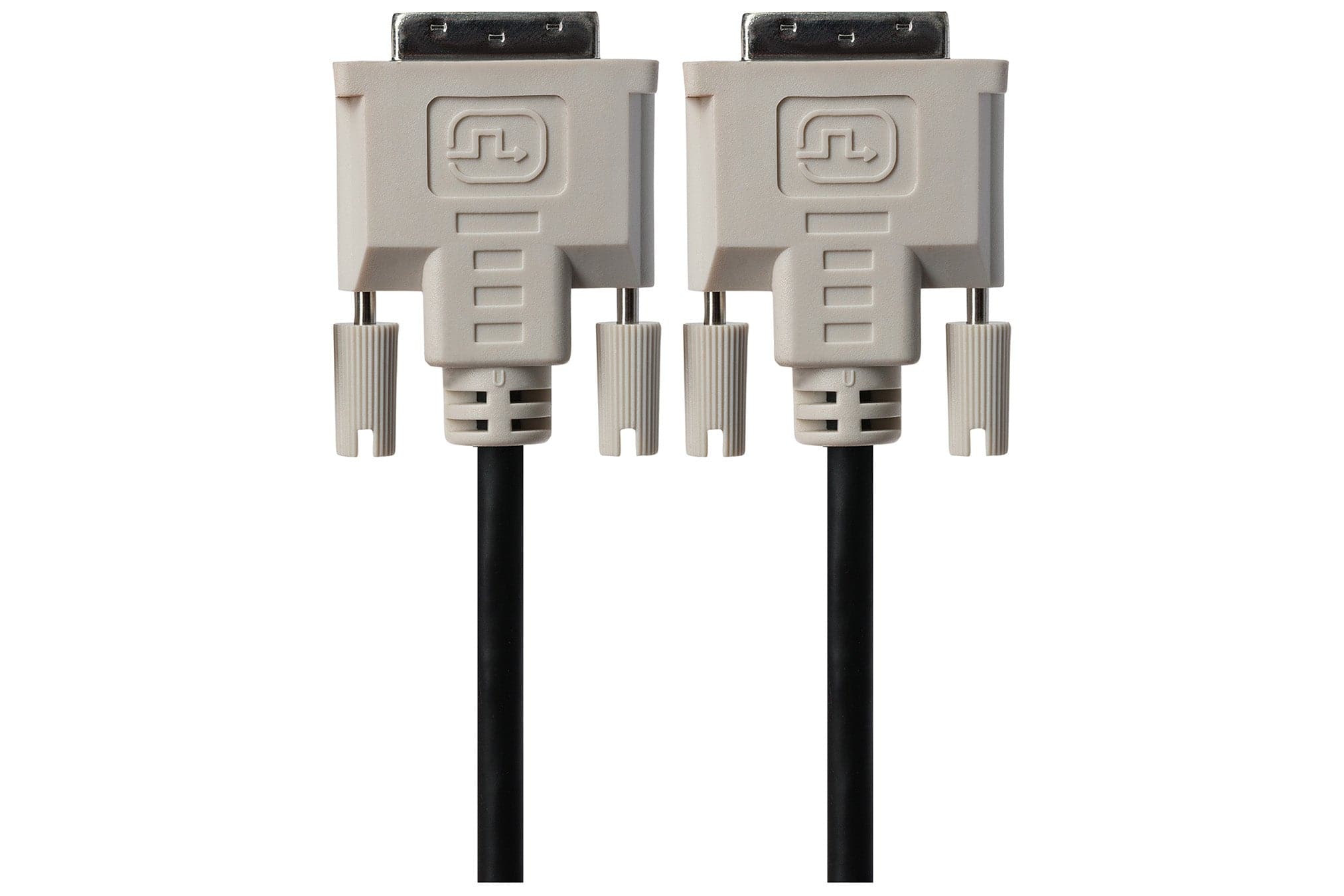 Maplin DVI-D to DVI-D 18+1 Pin Single Link Cable - White, 2m