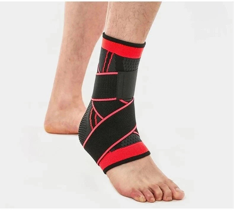 Adjustable Compression Ankle Support Brace for Gym & Sports