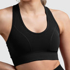 Seamless Sports Bra Set with Peach Hip Trousers – Super Stretch Long Sleeve Yoga Outfit S, M, L