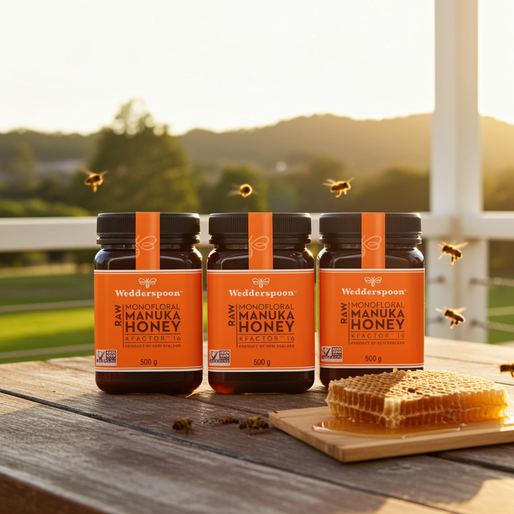 Wedderspoon RAW Manuka Honey KFactor 16+ 500g